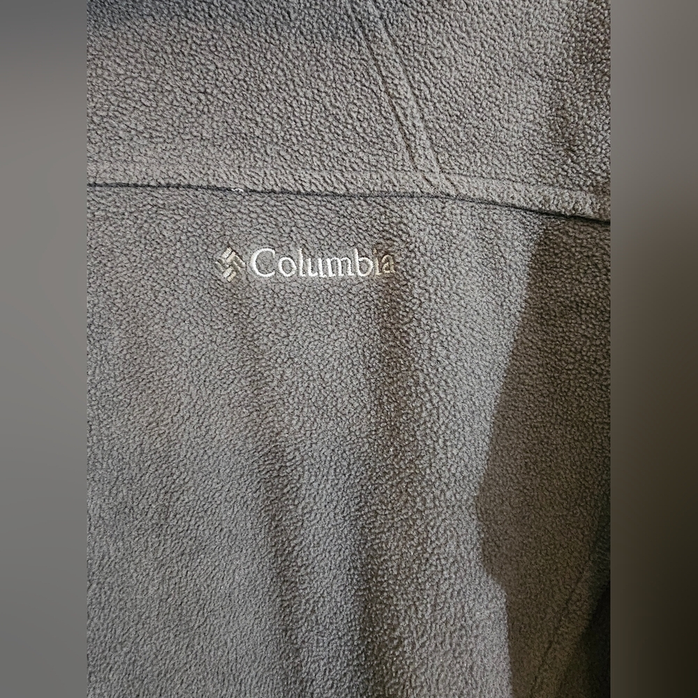 Columbia Gray Fleece Jacket - Picture 2 of 7